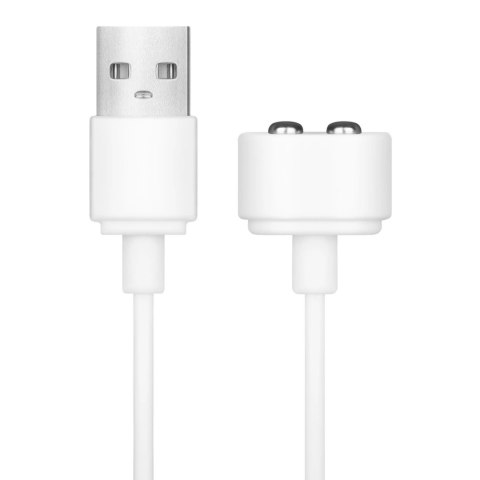 Satisfyer Kabel USB do ładowania - biały, magnetyczny, uniwersalny Satisfyer