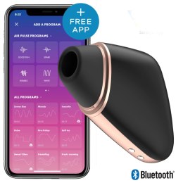 Satisfyer Love Triangle Black - Model z systemem Air Pulse i Bluetooth Satisfyer