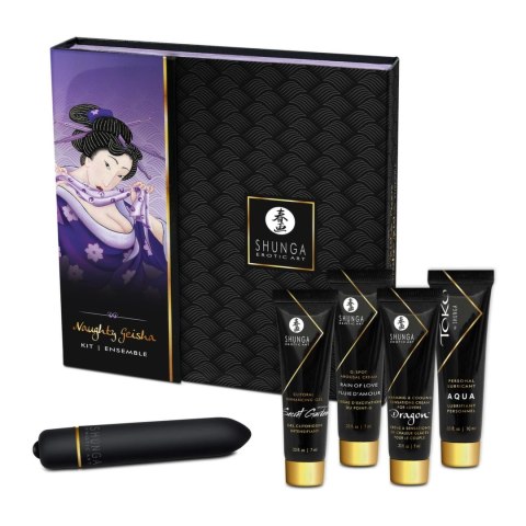 Shunga Naughty Geisha Kit - Zestaw Miniaturowych Akcesoriow Intymnych Shunga