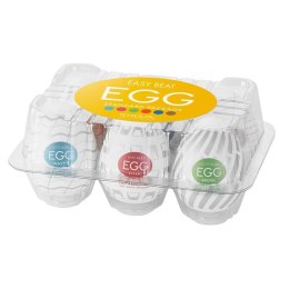 Tenga Egg Serie 3 Zestaw 6 modeli - rożnorodne tekstury, kompaktowe rozmiary Tenga