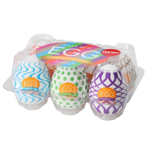 Tenga Egg Wonder 6 Styles Pack - zestaw 6 modeli z rożnymi teksturami Tenga