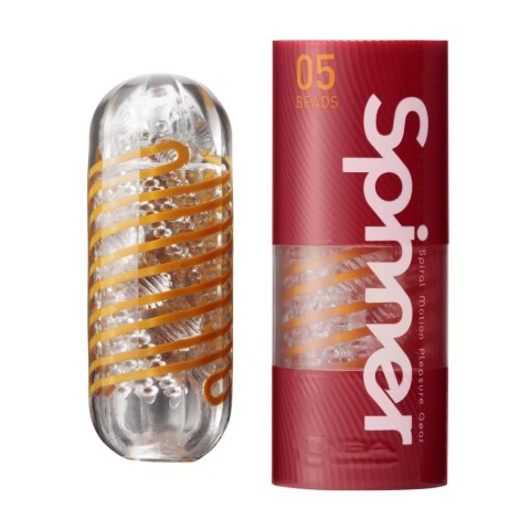 Tenga Spinner 05 Beads - system spiralnych sfer, transparentny Tenga