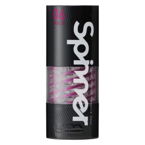 Tenga Spinner 06 Brick - innowacyjna maszyna intymna spiralna struktura Tenga