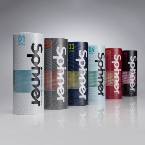 Tenga Spinner 06 Brick - innowacyjna maszyna intymna spiralna struktura Tenga