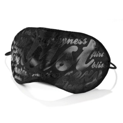 Bijoux Indiscrets Blind Passion Mask satynowa opaska na oczy czarna Bijoux Indiscrets