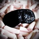 Bijoux Indiscrets Blind Passion Mask satynowa opaska na oczy czarna Bijoux Indiscrets