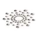 Bijoux Indiscrets Mimi Silver - dekoracyjna biżuteria na piersi, 2 szt. Bijoux Indiscrets