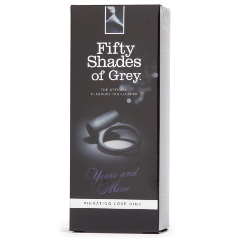 Fifty Shades of Grey Yours and Mine silikonowy pierścień wibrujący Fifty Shades of Grey