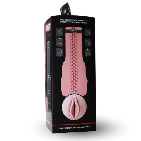 Fleshlight Vibro Pink Lady Touch - system wibracyjny, SuperSkin, rożowy Fleshlight