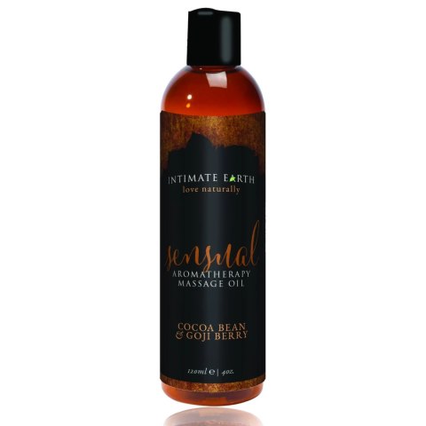 Intimate Earth Sensual Olejek do masażu 120ml - Goji & Kakao, naturalny Intimate Earth