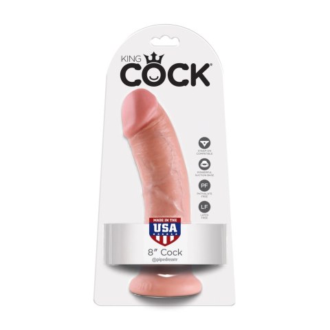 King Cock Classic 20,3 cm - model anatomiczny z przyssawką King Cock