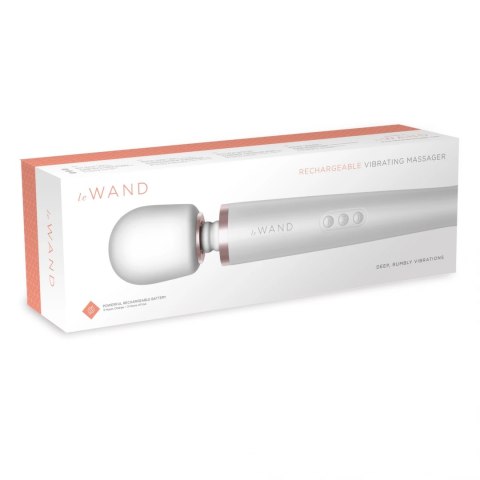 Le Wand Massager Pearl White - masażer wielofunkcyjny 20 programow Le Wand