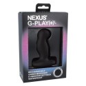 Nexus G-Play+ Medium Black - wibrująca zatyczka analna, silikon, USB Nexus