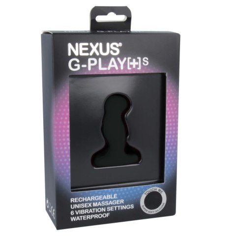 Nexus G-Play+ Small Black - kompaktowa wibrująca sonda silikonowa Nexus