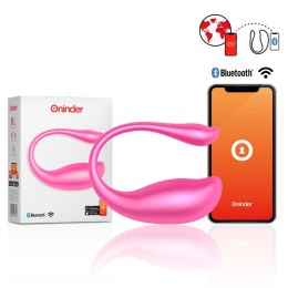ONINDER Nairobi - Jajeczko sterowane aplikacją, rożowe, IPX7, Bluetooth ONINDER