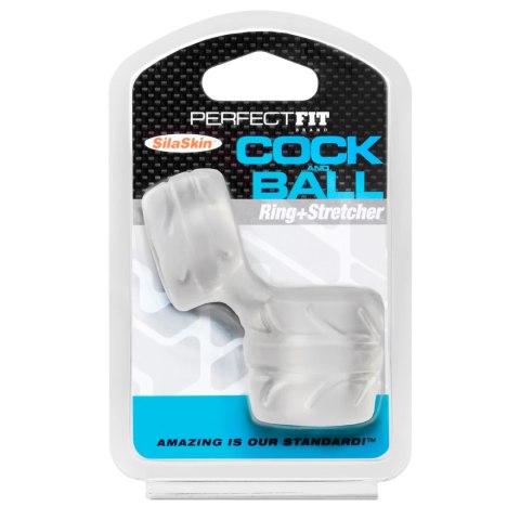 Perfect Fit SilaSkin podwojny pierścień intymny Clear przezroczysty Perfect Fit