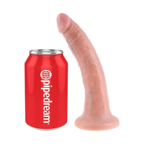 Pipedream King Cock 7 Inch Flesh - model z przyssawką, długość 17,8 cm King Cock