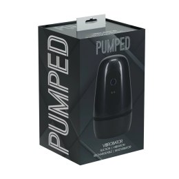 Pulsar Vibrobator Gun Metal - maszyna intymna z systemem podciśnienia i wibracjami Pumped by Shots