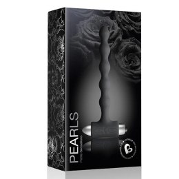 Rocks-Off Petite Sensations Pearls Black - koraliki z 7 trybami pracy, czarne Rocks-Off