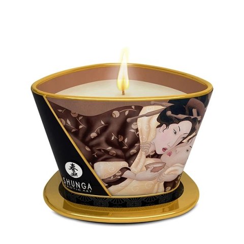 SHUNGA Excitation Świeca do masażu czekoladowa 170 ml soja naturalna Shunga