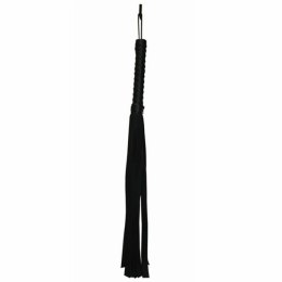 S&M Flogger Black - skorzany pejcz z wygodną rączką, 61 cm Sex&Mischief