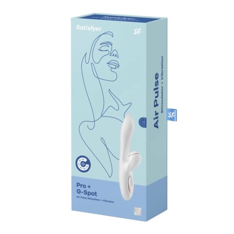 Satisfyer Pro G-Spot Rabbit rożowy - masażer dwufunkcyjny z falami powietrza Satisfyer