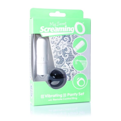 Screaming O Panty Vibe White - Zdalny system wibracyjny z pilotem The Screaming O
