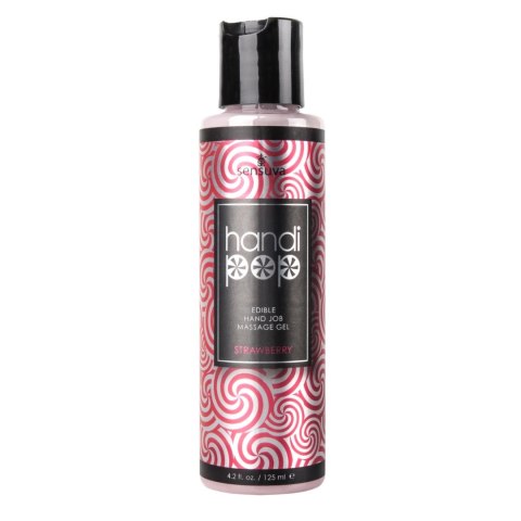 Sensuva Handipop Massage Gel Strawberry 125ml - żel do masażu dłonią Sensuva
