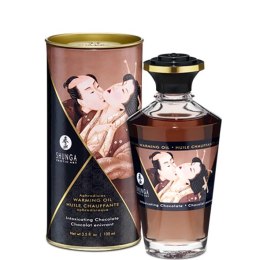 Shunga Aphrodisiac Warming Oil Chocolate 100ml - rozgrzewający olejek do masażu czekoladowy Shunga