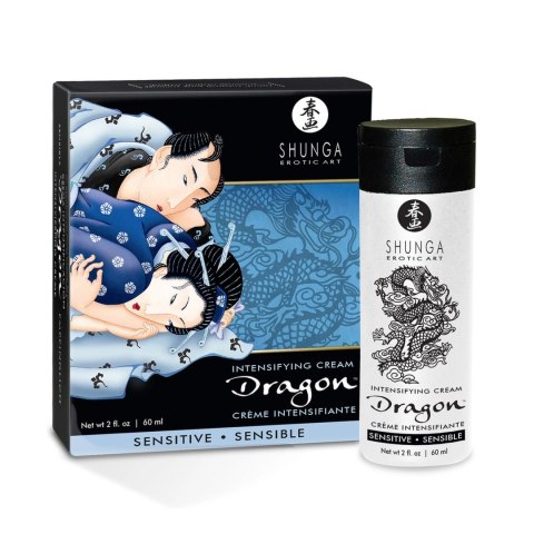 Shunga Dragon Cream Sensitive 60 ml - krem intymny dla par, wersja łagodna Shunga