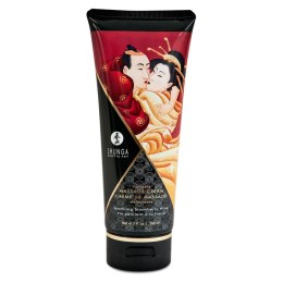 Shunga Massage Cream Sparkling Strawberry Wine 200 ml - krem do masażu Shunga