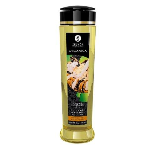 Shunga Massage Oil Organica Almond Sweetness 240ml - naturalny olejek do masażu Shunga