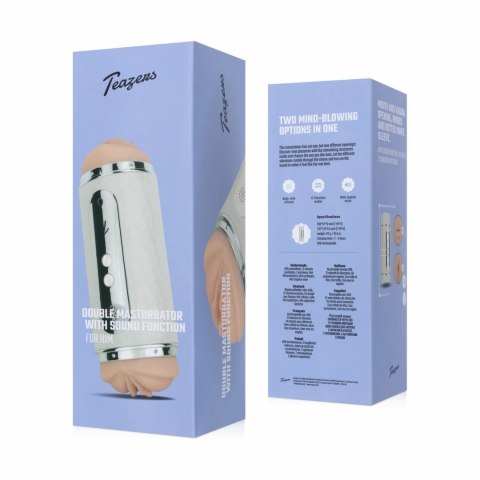 Teazers Electric Double-Sided System z 12 Trybami Wibracji i Dźwiękiem Teazers