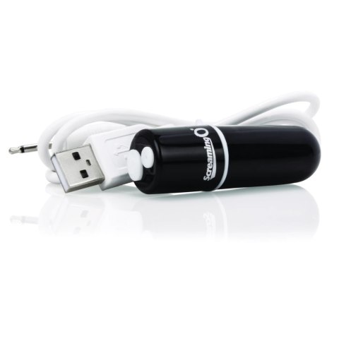 The Screaming O Charged Vooom Black - kompaktowy stymulator 10 trybow USB The Screaming O