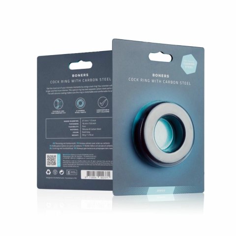 Boners Elastyczna Opaska Intymna ze Stalowym Rdzeniem Czarna