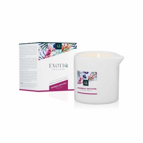 Exotiq Świeca do Masażu Bambus i Orchidea 60g - Relaksujący olejek