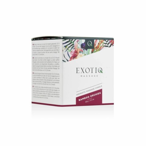 Exotiq Świeca do Masażu Bambus i Orchidea 60g - Relaksujący olejek