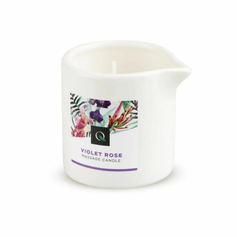 Exotiq Świeca do Masażu Violet Rose 60g - Relaksujący Olejek Zapachowy