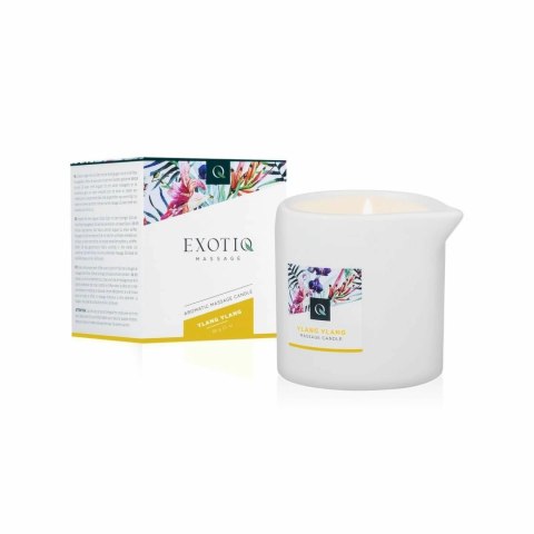 Exotiq Świeca do Masażu Ylang Ylang 60g - Relaksacyjny Olejek Zapachowy