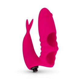 EasyToys Wibrujący Nakładka na Palec Pink - elastyczny silikon