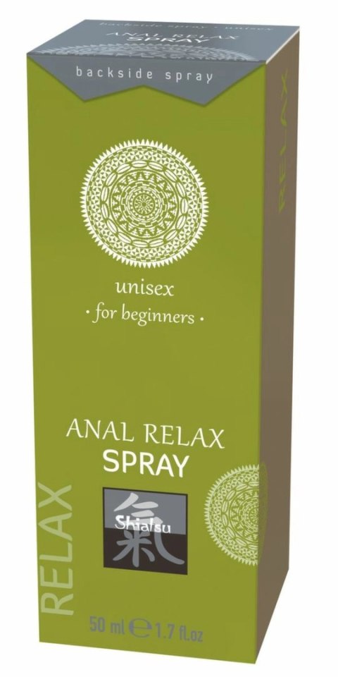 HOT Anal Relax Spray 50 ml - łagodzący spray z ekstraktem z aloesu