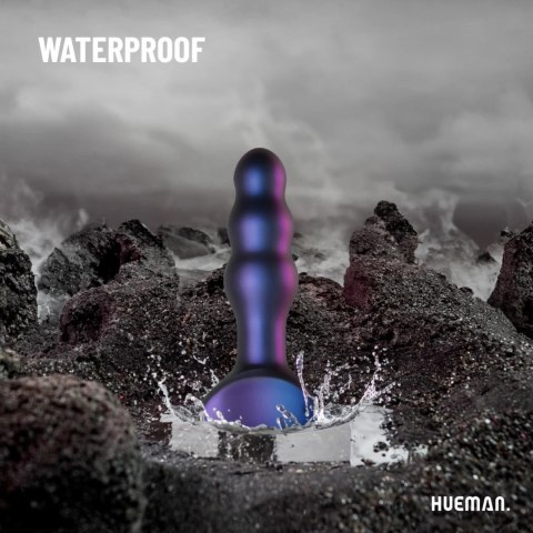 Hueman Space Invader - silikonowy plug analny z funkcją wibracji i ruchu