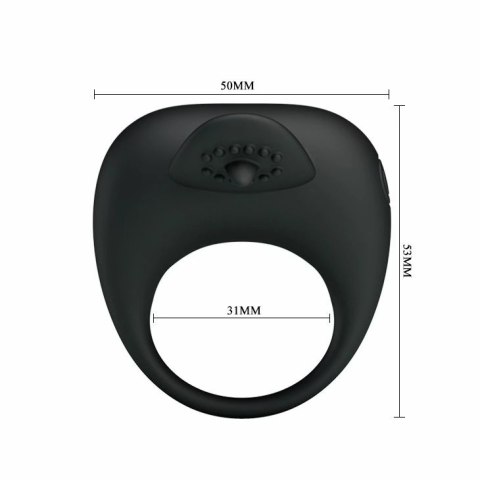 Pretty Love model Tongue - silikonowy pierścień wibrujący z wypustką