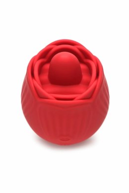 BLOOMGASM French Rose Licking & Vibrating System Czerwony 10 trybow XR Brands