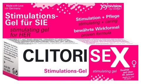 Clitorisex Żel stymulujący dla kobiet 25ml pH optymalne wodny Joydivision Präparate
