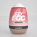 Crushious Ezy Egg Mouth Red - elastyczna maszyna intymna TPE ABS Crushious
