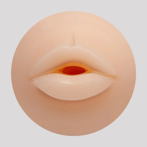 Crushious Ezy Egg Mouth Red - elastyczna maszyna intymna TPE ABS Crushious