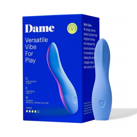 Dame Dip 2.0 - Wibrator wielofunkcyjny, ładowany USB-C, wyższy model Dame
