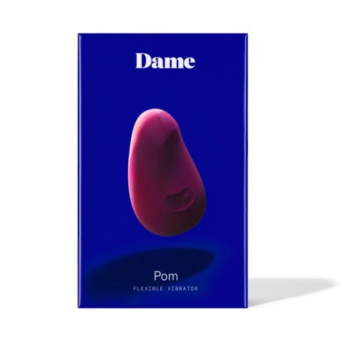 Dame Products Pom Plum - masażer personalny silikonowy, ergonomiczny Dame