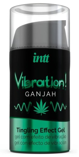 Intt Ganjah żel intymny z efektem mrowienia nasiona konopi 15ml Intt
